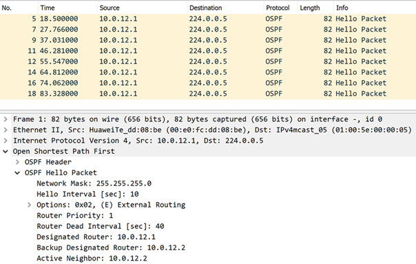 Huawei HCIA Demo Lab Solutions Wireshark