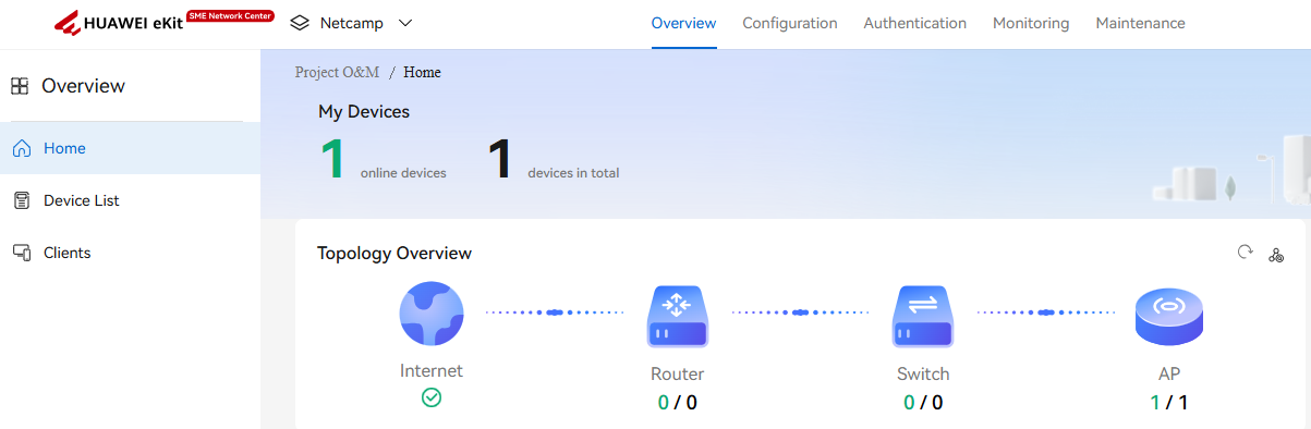Huawei eKit overview portal